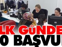 İLK GÜNDE 500 BAŞVURU