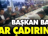 BAŞKAN BAKICI İFTAR ÇADIRINDA