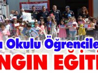 ANA OKUL ÖĞRENCİLERİNE YANGIN EĞİTİMİ