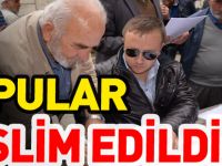 TAPULAR TESLİM EDİLDİ