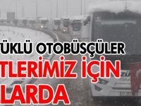 BOZÜYÜKLÜ OTOBÜSÇÜLER ŞEHİTLERİMİZ İÇİN YOLLARDA