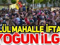 4 EYLÜL MAHALLE İFTARINA YOĞUN İLGİ
