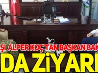 BİNBAŞI ALPER KOÇ'TAN VEDA ZİYARETİ