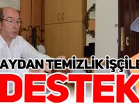 KIZILAY’DAN TEMİZLİK İŞÇİLERİNE DESTEK