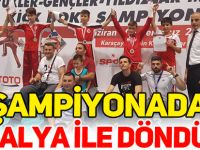 ŞAMPİYONADAN MADALYA İLE DÖNDÜLER