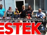 UMUT TRENİ DERNEĞİ’NDEN BOZÜYÜKLÜ ENGELLİLERE DESTEK