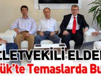 MİLLETVEKİLİ ELDEMİR, BOZÜYÜK'TE TEMASLARDA BULUNDU