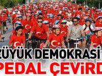BOZÜYÜK DEMOKRASİ İÇİN PEDAL ÇEVİRDİ