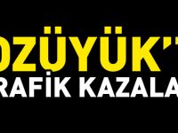 BOZÜYÜK’TE TRAFİK KAZALARI 2 YARALI