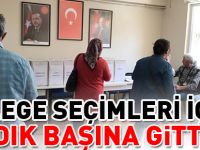 DELEGE SEÇİMLERİ İÇİN SANDIK BAŞINA GİTTİLER