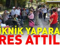 PİKNİK YAPARAK STRES ATTILAR