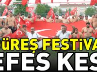 GÜREŞ FESTİVALİ NEFES KESTİ