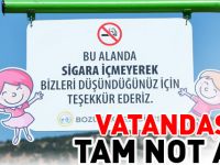VATANDAŞTAN TAM NOT ALDI