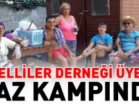 ENGELLİLER DERNEĞİ ÜYELERİ YAZ KAMPINDA