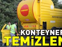 KONTEYNERLER TEMİZLENDİ