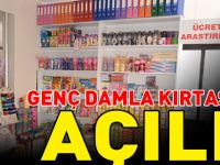 GENÇ DAMLA KIRTASİYESİ AÇILDI