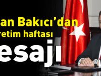 BAŞKAN BAKICI'DAN İLK ÖĞRETİM HAFTASI MESAJI