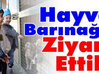 ÖĞRENCİLERDEN HAYVAN BARINAĞINA ZİYARET