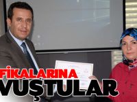 SERTİFİKALARINA KAVUŞTULAR