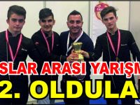 ULUSLAR ARASI ALTIN KEP YARIŞMASINDA 2.'İNCİ OLDULAR