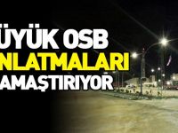 BOZÜYÜK OSB AYDINLATMALARI GÖZ KAMAŞTIRIYOR