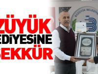 BOZÜYÜK BELEDİYESİNE TEŞEKKÜR