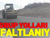 GRUP YOLLARI ASFALTLANIYOR