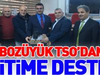 BOZÜYÜK TSO’DAN EĞİTİME DESTEK