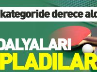 MADALYALARI TOPLADILAR