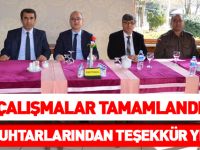 KÖY MUHTARLARINDAN YEMEKLİ TEŞEKKÜR