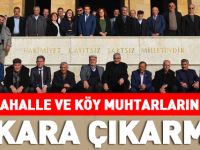 MAHALLE VE KÖY MUHTARLARINDAN ANKARA ÇIKARTMASI