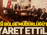 DSİ BÖLGE MÜDÜRLÜĞÜ’NÜ ZİYARET ETTİLER