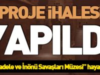 PROJE İHALESİ YAPILDI