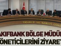 VAKIFBANK BÖLGE MÜDÜRÜ BOZÜYÜK TSO YÖNETİCİLERİNİ ZİYARET ETTİ