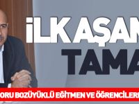 İLK AŞAMA TAMAM