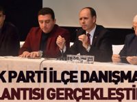 AK PARTİ İLÇE DANIŞMA TOPLANTISI GERÇEKLEŞTİRİLDİ