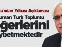 TEKELİOĞLU'NDAN YILBAŞI AÇIKLAMASI