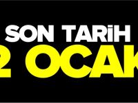 SON TARİH 2 OCAK