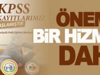 ÖNEMLİ BİR HİZMET DAHA