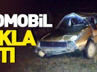 OTOMOBİL TAKLA ATTI 2 YARALI