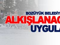BOZÜYÜK BELEDİYESİ'NDEN ALKIŞLANACAK ÇALIŞMA