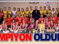 YILDIZ KIZLAR VOLEYBOL İL ŞAMPİYONU OLDU