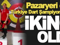 DART ŞAMPİYONASINDA İKİNCİ OLDU