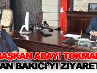 ESNAF SANATKÂRLAR ODASI BAŞKAN ADAYI LÜTFİ TOKMAK BAŞKAN BAKICI’YI ZİYARET ETTİ