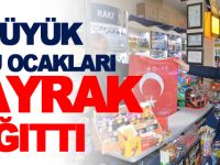 BOZÜYÜK ÜLKÜ OCAKLARI BAYRAK DAĞITTI