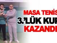 MASA TENİSİNDE 3.’LÜK KUPASI KAZANDILAR
