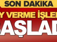 OY VERME İŞLEMİ BAŞLADI