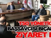 BOZÜYÜK TSO YÖNETİCİLERİ CUMHURİYET BAŞSAVCISI BIÇAKCI’YI ZİYARET ETTİ