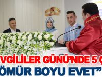 SEVGİLİLER GÜNÜ’NDE 5 ÇİFT “BİR ÖMÜR BOYU EVET” DEDİ