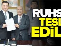 SPOR SALONUNUN RUHSATI TESLİM EDİLDİ